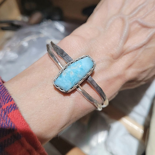 larimar cuff bracelet